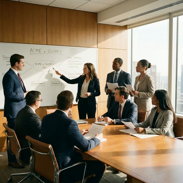 Attorney reviewing medical documentation and legal reports