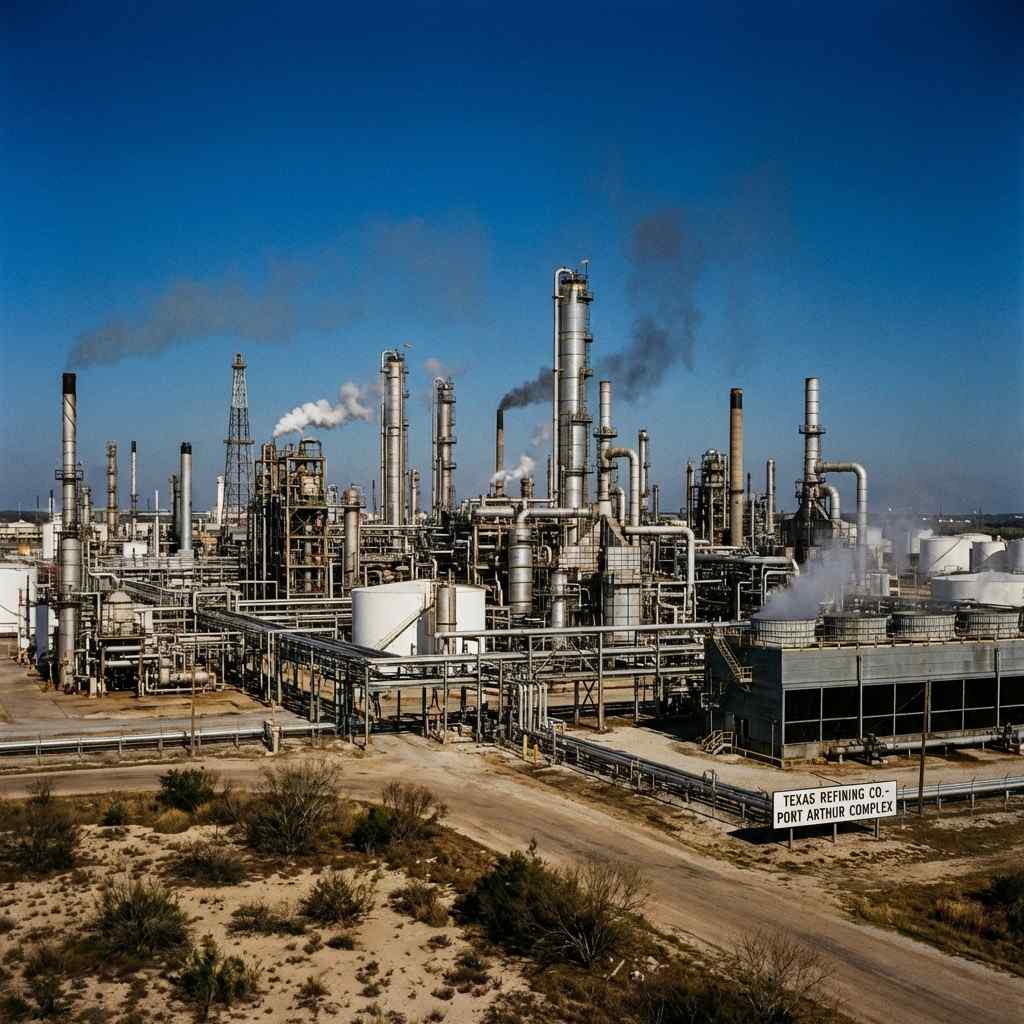 Pasadena refinery and industrial complex
